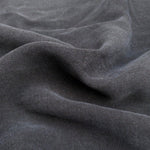 58" 100% Lyocell Tencel Gabardine Twill Enzyme Washed Medium Weight Faded Blue Gray Woven Fabric By the Yard | APC Fabrics