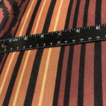 48" 100% Silk Variety Meander Print Heavy Interlock Brown, Black, White & Cream Beige Knit Fabric By the Half-Yard | APC Fabrics