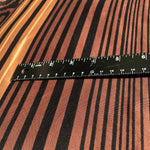 48" 100% Silk Variety Meander Print Heavy Interlock Brown, Black, White & Cream Beige Knit Fabric By the Half-Yard | APC Fabrics