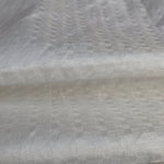 58" PFD Greige Goods 100% Rayon Bemberg Jacquard White Woven Fabric By the Yard | APC Fabrics