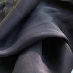 56" 100% Rayon Viscose Solid Black Medium Weight Georgette Woven Fabric By the Yard | APC Fabrics