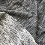 52" French Terry Cotton Two Toned Pepper Heavy Sweater Knit Fabric By the Yard - APC Fabrics