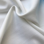 60" 100% Polyester Gabardine Twill White Woven Fabric For Apron & Table Cloth By the Yard | APC Fabrics
