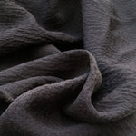 58" 100% Tencel Lyocell Ghost Black Woven Fabric By the Yard | APC Fabrics