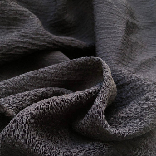58" 100% Tencel Lyocell Ghost Black Woven Fabric By the Yard | APC Fabrics