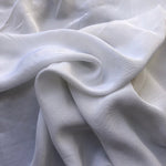 58" Peachskin Acetate White Faille Woven Fabric By the Yard | APC Fabrics