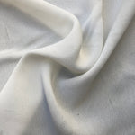58" 100% Tencel Lyocell Georgette Solid White Light Woven Fabric By the Yard - APC Fabrics