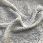 52" 100% Tencel Lyocell King Ghost PFD Naturally Wrinkle White Woven Fabric By the Yard - APC Fabrics