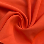 58" 100% Rayon Faille Blitz Orange & Lime Green Light Weight Woven Fabric By the Yard | APC Fabrics
