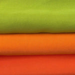 58" 100% Rayon Faille Blitz Orange & Lime Green Light Weight Woven Fabric By the Yard | APC Fabrics