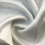56" Satin Linen & Tencel Lyocell White Woven Fabric By the Yard - APC Fabrics
