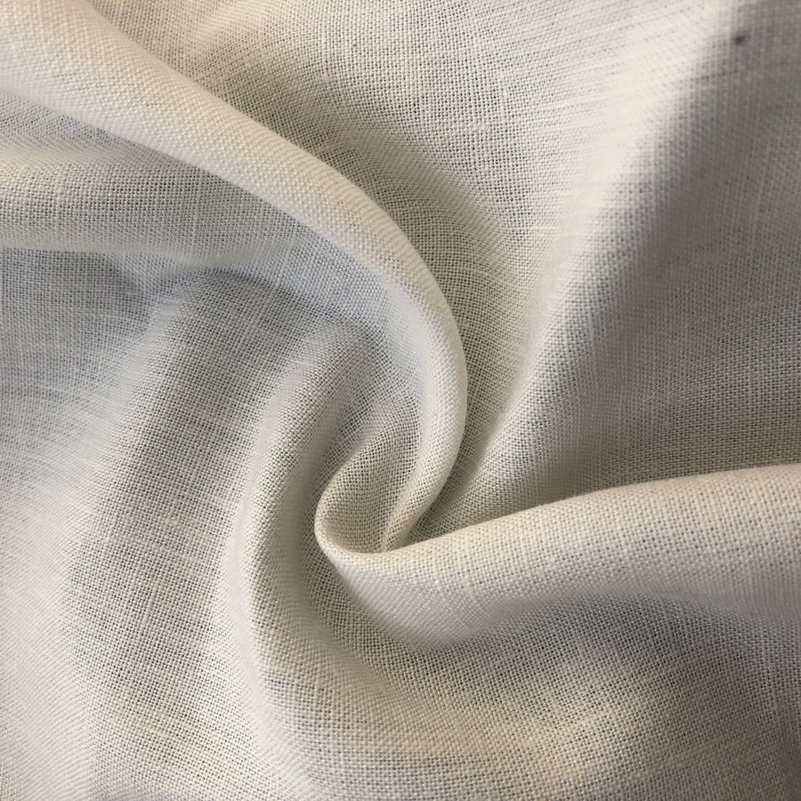 60" Linen Cotton 3.5 OZ Handkerchief Ivory Woven Fabric By the Yard - APC Fabrics