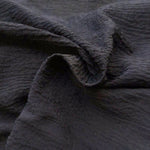 58" 100% Tencel Lyocell Ghost Black Woven Fabric By the Yard | APC Fabrics