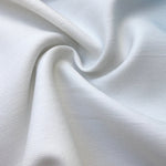 60" 100% Polyester Gabardine Twill White Woven Fabric For Apron & Table Cloth By the Yard | APC Fabrics