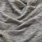 52" French Terry Cotton Two Toned Pepper Heavy Sweater Knit Fabric By the Yard - APC Fabrics