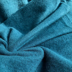 58" Modal Spandex Stretch Fleece Aqua Blue Knit Fabric By the Yard | APC Fabrics