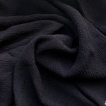 60" 100% Lyocell Black Ghost Wrinkly Woven Fabric By the Yard | APC Fabrics