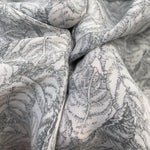56" 100% cotton Lawn Leaf Nature Floral Black White Print 4 OZ Woven Fabric By the Yard | APC Fabrics