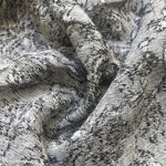 42" Rayon Viscose Floral Jacquard Heather Gray Woven Fabric By the Yard | APC Fabrics