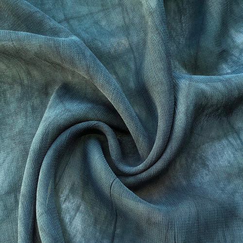 44" Dark Green 100% Tencel Lyocell Cupro Georgette 4.5 OZ Light Woven Fabric By the Yard - APC Fabrics