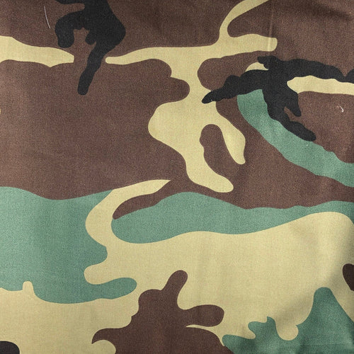 60" Cotton Camoflauge Camouflage Camo Print Poplin Woven Good For Face Mask Fabric By the Yard - APC Fabrics