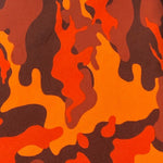 60" 100% Polyester 6 OZ Camoflauge Camouflage Camo Print Green, Orange, Pink, Apparel & Face Mask Woven Fabric By the Yard - APC Fabrics