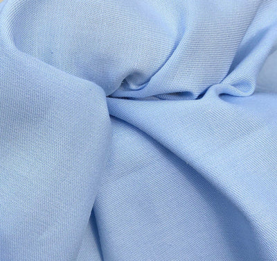 58" 100% Cotton Pima Chambray 6 OZ Light Baby Blue Apparel Woven Fabric By the Yard - APC Fabrics