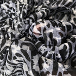 60" Cotton Devore Burn Out Jersey Knit Fabric By the Yard | APC Fabrics