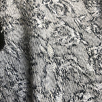 42" Rayon Viscose Floral Jacquard Heather Gray Woven Fabric By the Yard | APC Fabrics
