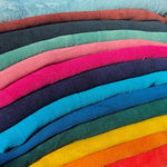 44" Neon Blue 100% Tencel Lyocell Cupro Georgette 4.5 OZ Light Woven Fabric By the Yard | APC Fabrics