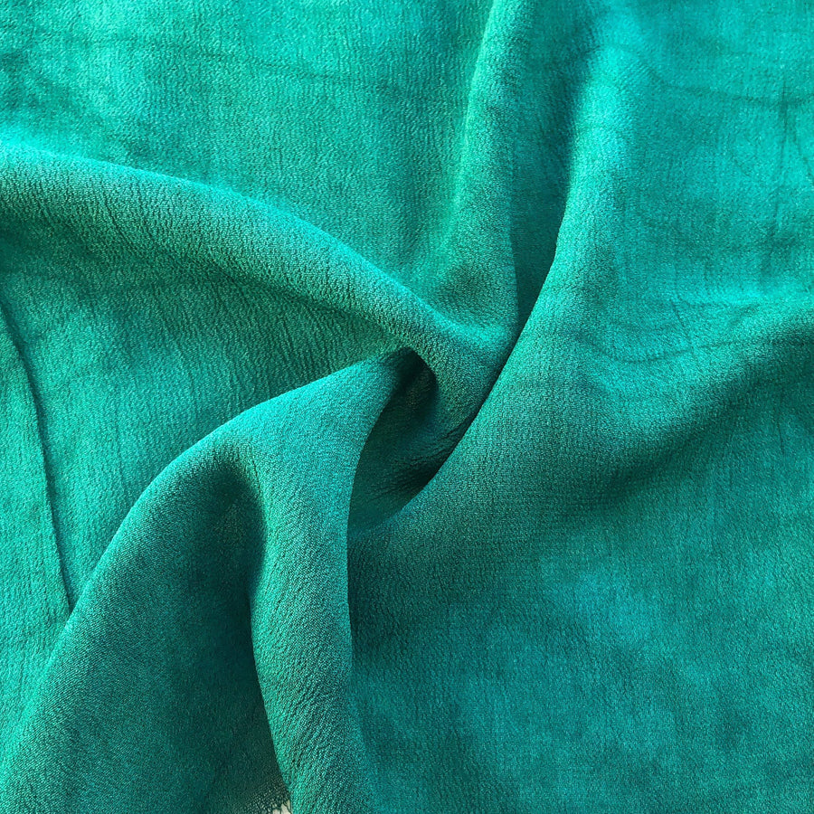 42" Pine Green 100% Tencel Lyocell Cupro Georgette 4.5 OZ Light Woven Fabric By the Yard - APC Fabrics