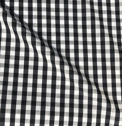 58" 100% Cotton Poplin 5 OZ Plaid Checkered Gingham Apparel and Face Mask Woven Fabric By the Yard | APC Fabrics