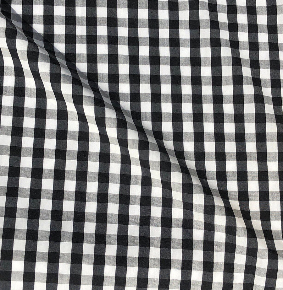 58" 100% Cotton Poplin 5 OZ Plaid Checkered Gingham Apparel and Face Mask Woven Fabric By the Yard | APC Fabrics