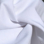 60" 100% Cotton Canvas 7 OZ White Apparel and Face Mask Woven Fabric By the Yard | APC Fabrics