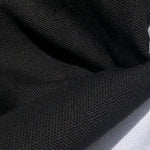 60" 100% Cotton Canvas 7 OZ Pitch Black Apparel and Face Mask Woven Fabric By the Yard | APC Fabrics