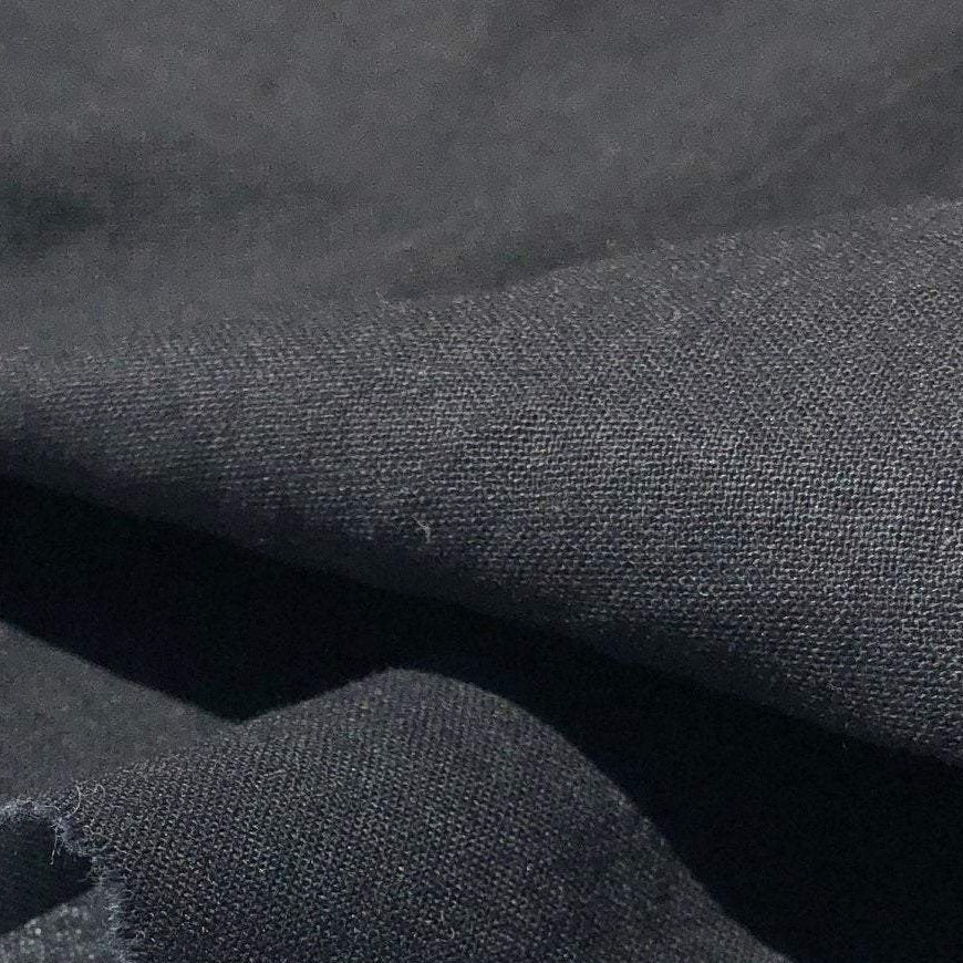 60" 100% Cotton Sheeting Black Light Woven Face Mask Fabric By the Yard - APC Fabrics