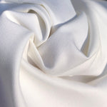 60" 100% Pima Cotton Twill 6 OZ Tight Weave White Apparel & Face Mask Woven Fabric By the Yard - APC Fabrics