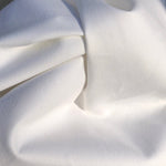60" 100% Pima Cotton Twill 6 OZ Tight Weave White Apparel & Face Mask Woven Fabric By the Yard - APC Fabrics