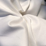 60" 100% Pima Cotton Twill 6 OZ Tight Weave White Apparel & Face Mask Woven Fabric By the Yard - APC Fabrics