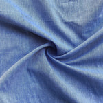 58" 100% Pima Cotton Chambray Voile Baby Blue Light Woven Fabric By the Yard - APC Fabrics