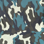 60" 100% Polyester 6 OZ Green Camoflauge Camouflage Camo Print Face Mask Woven Fabric By the Yard - APC Fabrics