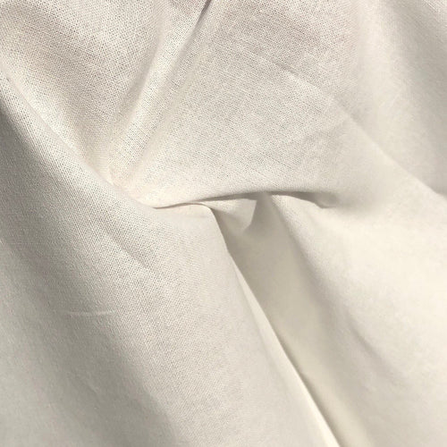 60" 100% Cotton 5 OZ Sheeting White Apparel & Face Mask Woven Fabric By the Yard - APC Fabrics