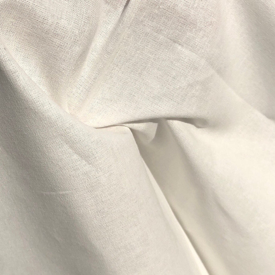 60" 100% Cotton 5 OZ Sheeting White Apparel & Face Mask Woven Fabric By the Yard - APC Fabrics