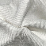 60" 100% Cotton Baby Chenille 6.5 OZ White Apparel Woven Fabric By the Yard - APC Fabrics