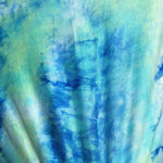 60” Modal & Spandex Stretch Tie Dyed Blue Green White Apparel & Face Mask Jersey Knit Fabric By the Yard | APC Fabrics