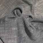 60" Cotton & Linen 5 OZ Gray Two Toned Cross Dye Woven Fabric By the Yard | APC Fabrics
