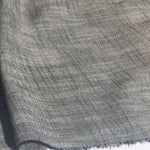 60" Cotton & Linen 5 OZ Gray Two Toned Cross Dye Woven Fabric By the Yard | APC Fabrics