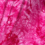 60” Bamboo & Spandex Stretch Tie Dyed Tie Dye Bright Pink White Cloud Apparel and Face Mask Jersey Knit Fabric By the Yard | APC Fabrics