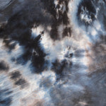 60” Modal & Spandex Stretch Tie Dyed Tie Dye Black White Blue Cloud Apparel and Face Mask Jersey Knit Fabric By the Yard | APC Fabrics