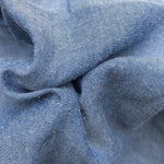 58" 100% Tencel Lyocell Twill Enzymed Wash Medium Weight 6 OZ Sky Blue Woven Fabric By the Yard | APC Fabrics